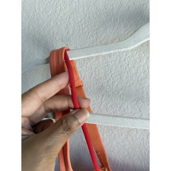 Cacique Women’s Ombré Linear Lace Smooth Balconette Bra Orange‎ Lace Size 42DD - Picture 9 of 15